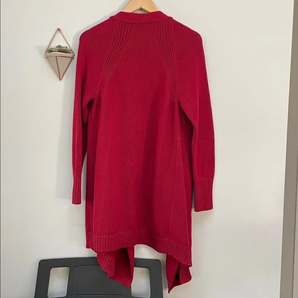 Talbots Red Knit Cardigan - Picture 8 of 10